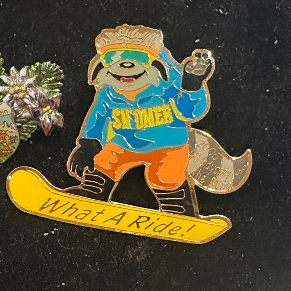 Colorful Ski-themed Kids Pin Set - Picture 2 of 5